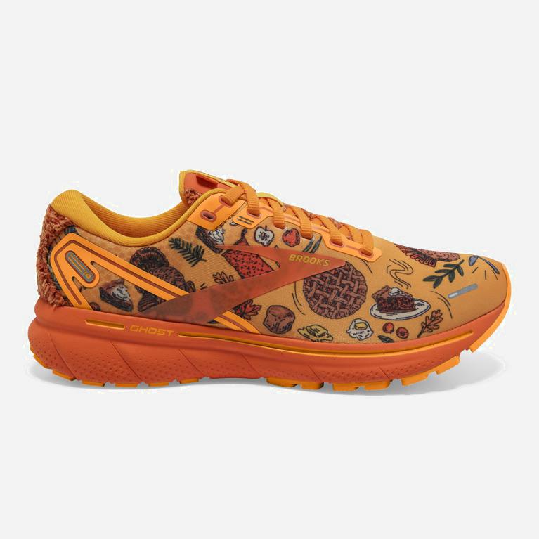 Brooks Ghost 14 Cushioned - Zapatillas Running Asfalto Mujer - Doradas / Naranjas (YR2049187)